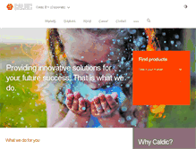 Tablet Screenshot of caldic.com